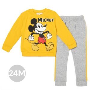 New! Disney Mickey Mouse Baby Fleece Pullover Sweatshirt Pants Matching Set 24M